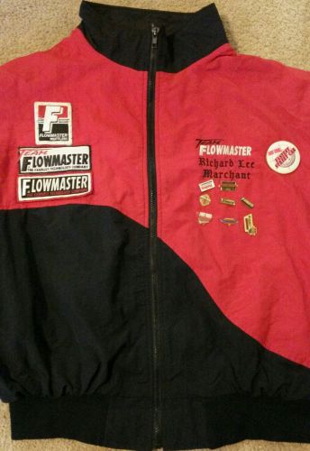 Flowmaster muffler classic vintage jacket and lot vintage pins