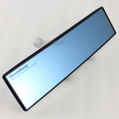 Broadway 300mm convex blue tinted interior clip on rear view mirror for mitsubis