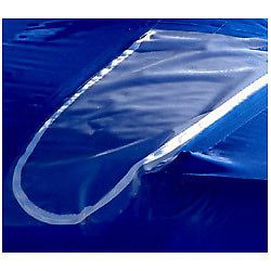 Boat shrink wrap access zip door blue 30&#039; x 36&#039;