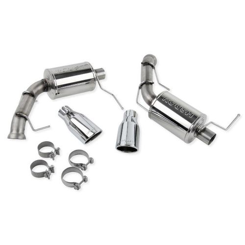 Roush 421145 mustang axle-back exhaust round kit v6 2011-2014