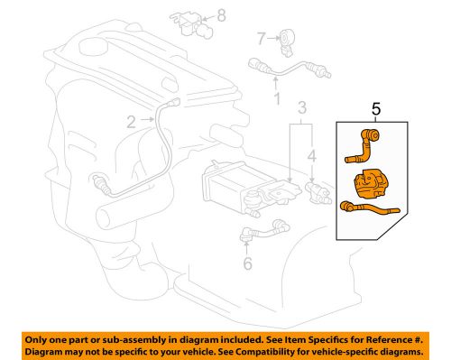 Toyota oem 02-03 camry 2.4l-l4 emission-filter 7770606010