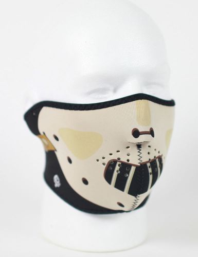 Face mask - 1/2 hannibal neoprene snowmobile/motorcycle helmet face mask