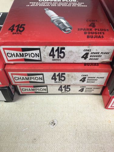 9 champion spark plugs rn9yc 415 spark plug - copper plus new in box omc 507668