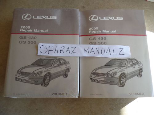 2005 lexus gs430 gs300 service repair manual manuals oem  **sealed**