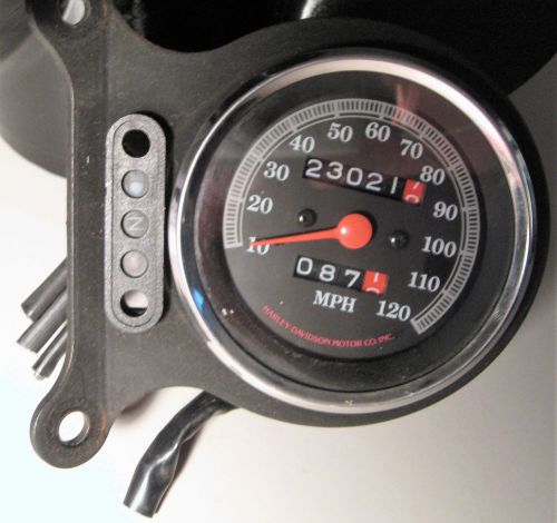 Genuine harley davidson speedometer 1998 harley sortster 23,021 miles oem
