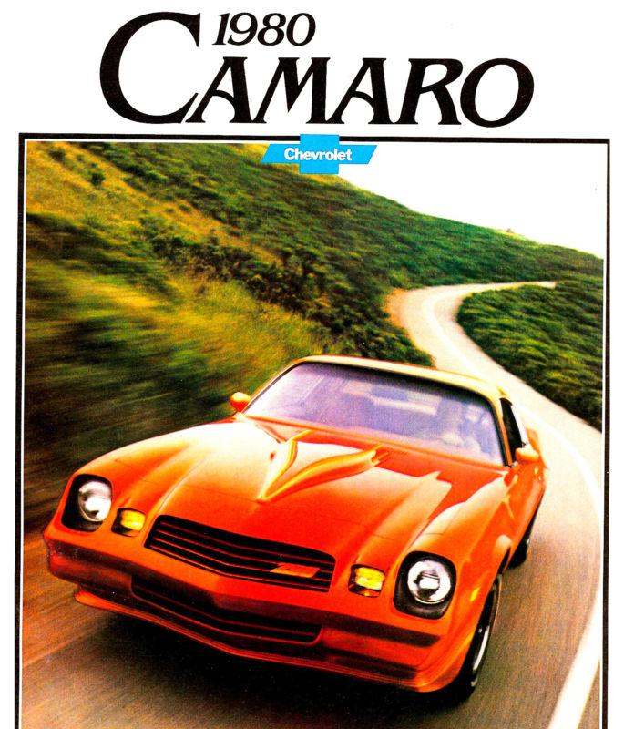 1980 chevy camaro brochure -camaro z28-camaro berlinetta-camaro rally sport