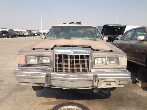 1982 lincoln continental front bumper