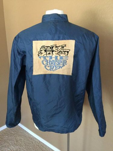 Rare! vintage "the chrysler crew" hydroplane jacket u-77 hydro speed boat racing