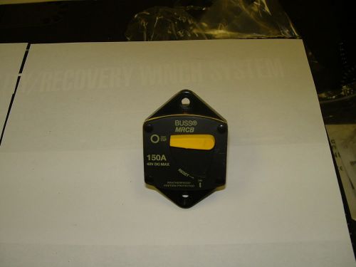 Lot of 3 eaton bussman dc 150a circuit breakers mrcb marine boat  187150p-04-1