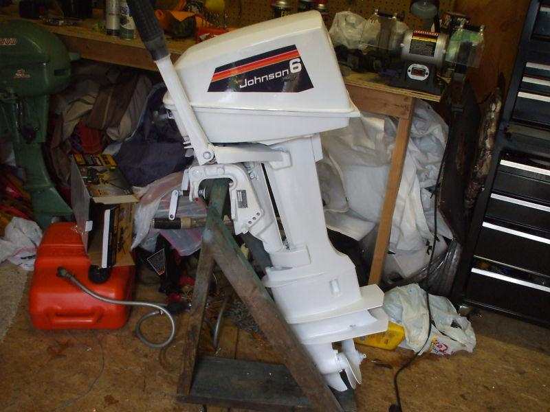 johnson 6 hp long shaft 1984 motor evinrude runs excellent, US $625.00, image 4