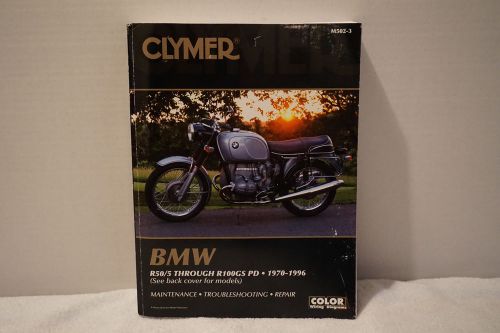 Clymer bmw r50/5 thru r100 gs pd 1970-1996 m502-3 used