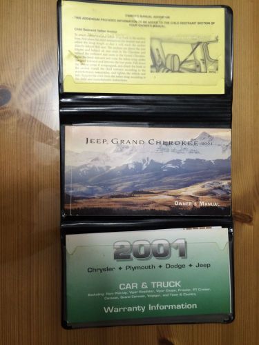 Jeep grand cherokee 2001 manual /gently used