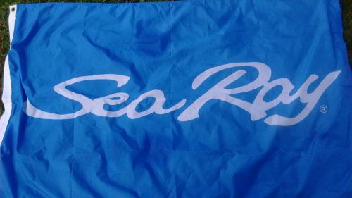 Sea ray dealer flag-- huge 3&#039; x 5&#039; -excellent condition.