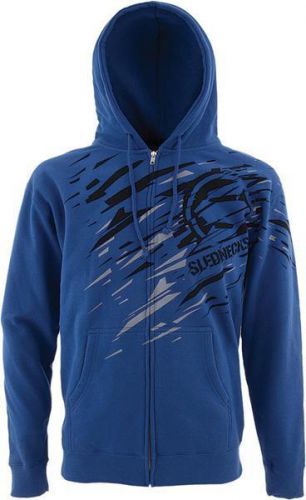Slednecks eternity zip up hoodie royal xxl 2xl