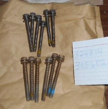 12 nos omc johnson/evinrude  pull starter screws 20/35hp