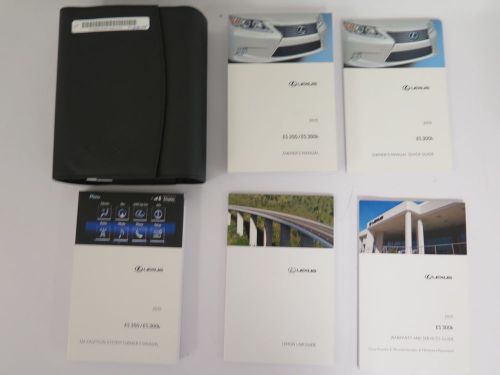 2015 lexus es 350 / 350h owners manual book