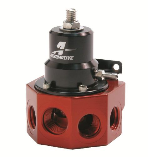 Aeromotive fuel pressure regulator 3-20 psi red and black anodized universal ea