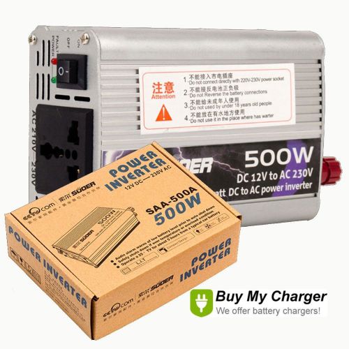 500w watt car power inverter voltage converter dc 24v to ac 220v usb output