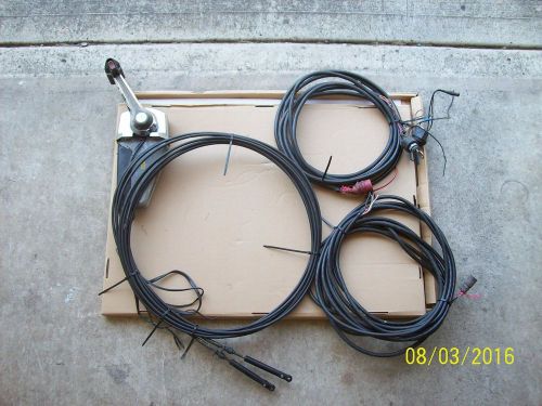 Johnson/evinrude/omc shift control box + shift cables + wiring harnesses
