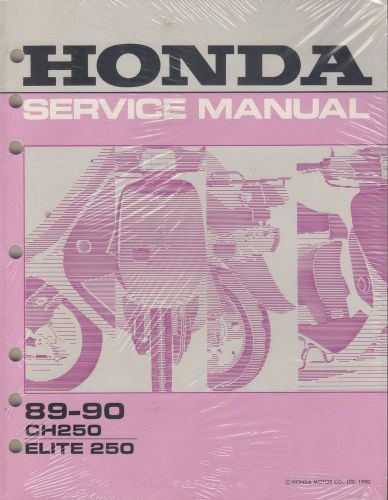 1989-1990 honda motorcycle ch250, elite 250 service manual (115)