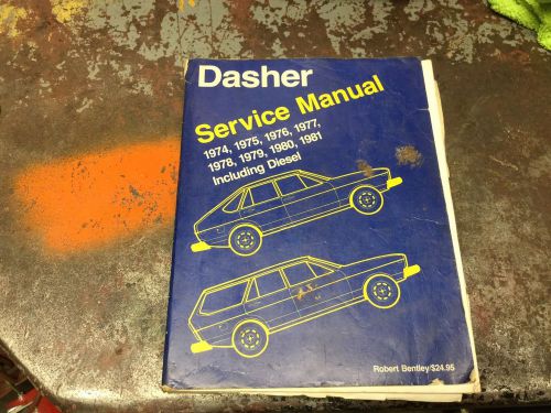 Volkswagen dasher service manual 1974 1975 1976 1977 1978 1979 1980 1981 diesel