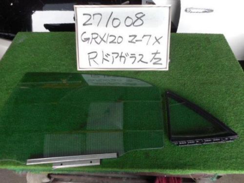 Toyota mark x 2005 rear left door glass [0813430]