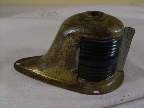 Bow light with no socket vintage flag holder burgee holder red/green for boat