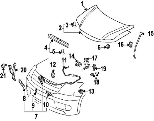 Scion 5339521010 genuine oem upper seal