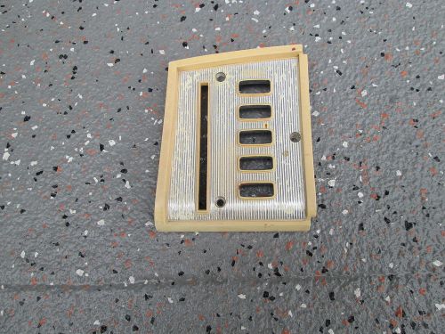 1964 dodge polara push button trans plate, original factory part