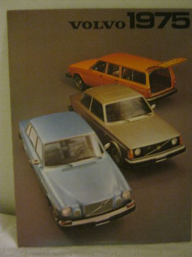 1975 volvo 164 &amp; 240 series brochure