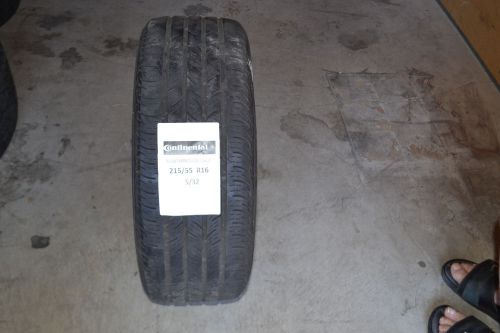 Used 215/55/16 continental contiprocontact 5/32 2d38