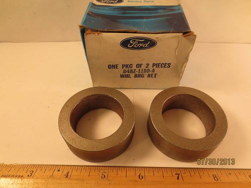 1 pkg 2 pcs ford 1974/ full size &#034;retainer&#034; (rear wheel bearing inner) nos