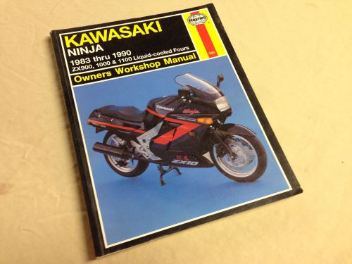 Kawasaki ninja 1000–1100cc haynes repair shop service manual zx900 zx1000 zx1100