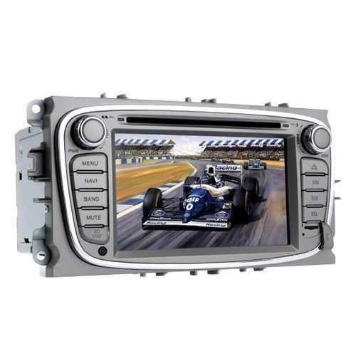 7&#034; screen pure android 4core 2din car dvd player gps navi ford mondeo focus+ cam