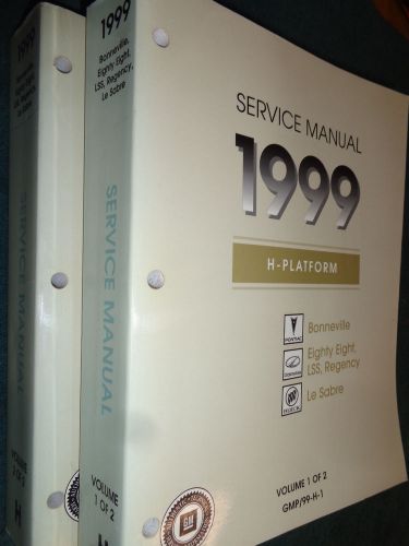 1999 pontiac bonneville / olds 88 / buick lesabre shop manual set / orig. books