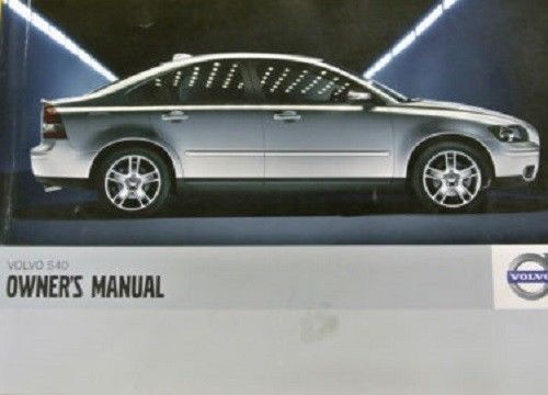 2007 volvo s40 owners manual