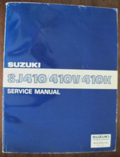Suzuki sj410 service manual