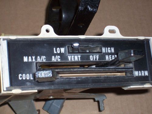 1971-72 charger a/c heater control