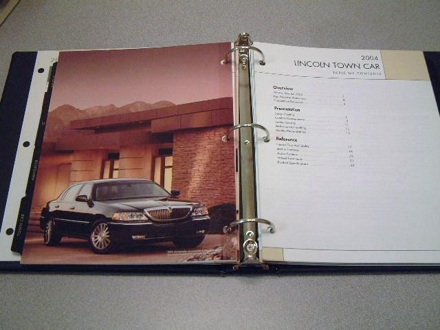 2004 LINCOLN PRODUCT PORTFOLIO DEALER SALES AID GOOD CONDITION COLLECTIBLE, US $29.00, image 7