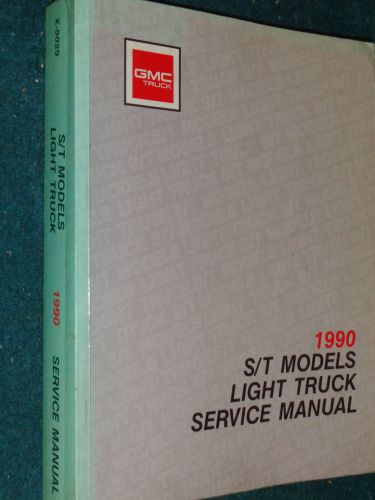 1990 gmc s15 &amp; jimmy truck shop manual orig gm s-15 book!