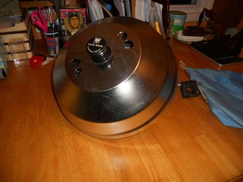 Magma marine stainless charcoal kettle grill 14 inch diameter w/ rail mount