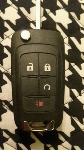 2012-2016 chevy sonic switchblade flip remote keyless entry fob with uncut blade