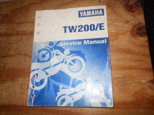 Yamaha oem 1987-2000 tw200/e service manual # lit 11613-08-01