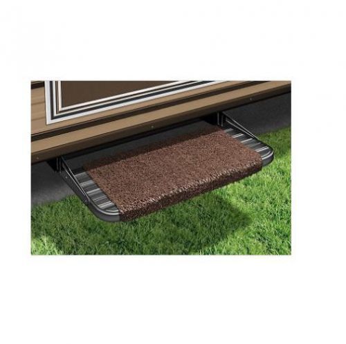18" wrap-around step rug for rv / camper / trailer / motorhome (espresso)
