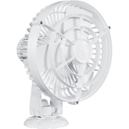 (no mount base) caframo kona 817 12v 3-speed 7 weatherproof fan - white