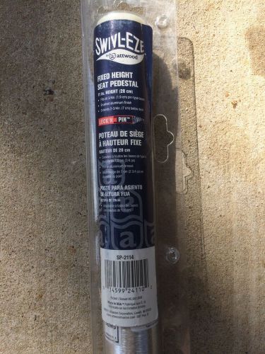 Attwood swivl-eze  11" fixed height seat post sp-2114  boat nip
