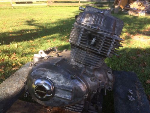 Complete engine from 1979 honda cm400a motorcycle as-is