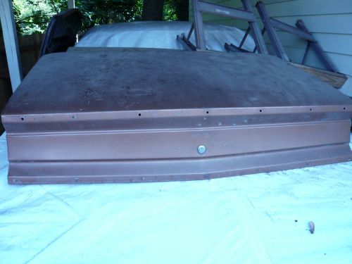 1969 69 cuda barracuda notchback &amp; convertible deck lid / trunk lid rust free
