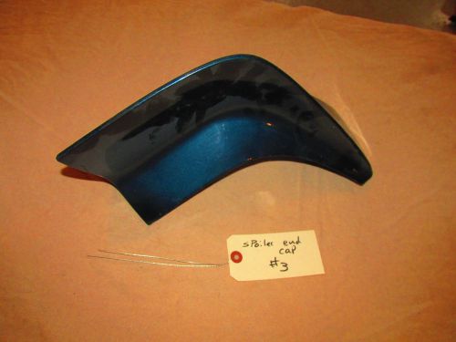 1979-1981 firebird trans am formula rh side passenger side rear spoiler cap blue