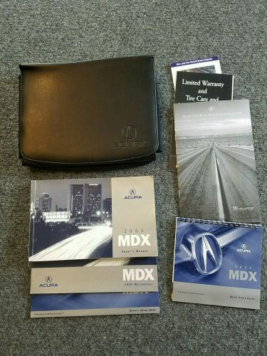 2005 acura mdx owners manual set wirh quick start guide